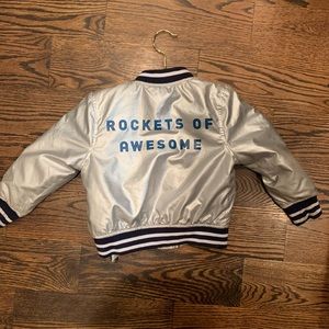 Rockets of Awesome bomber jacket EUC size 2-3